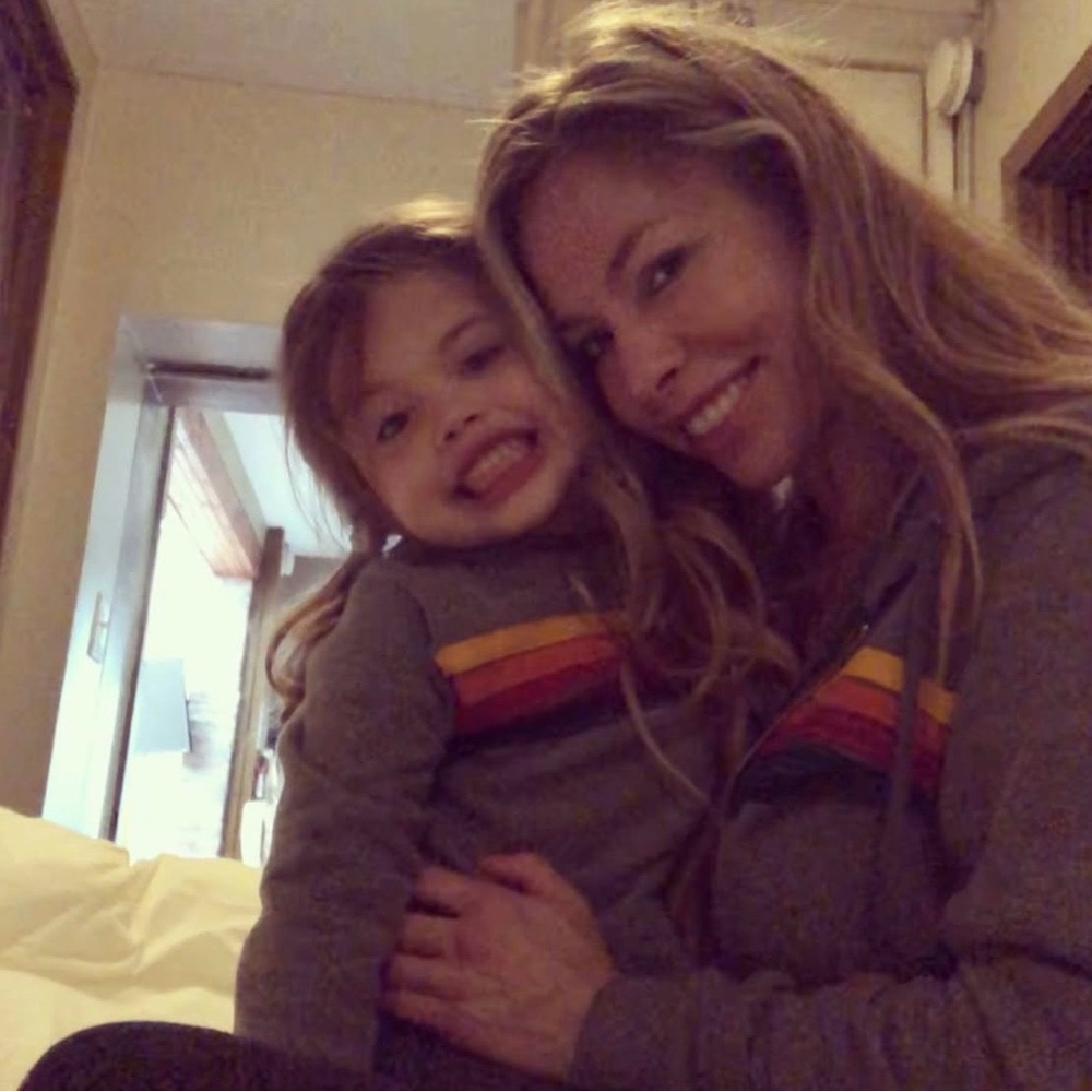 Aviator Nation hoodie w matching little kids hoodie